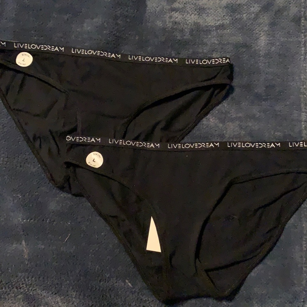 NWT 2 panty set (Black)